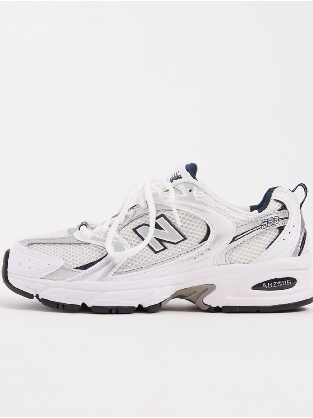 New Balance 530 White & Navy